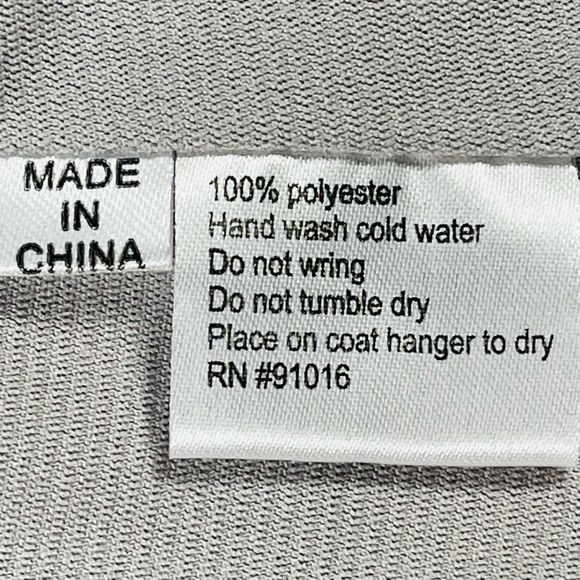 Obstinee By Ika size 12 unique pink & grey zip up shirt with lace & 3/4 sleeves - Picture 15 of 16